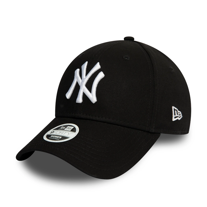 Gorra New Era New York Yankees Essential Negro 9FORTY Mujer