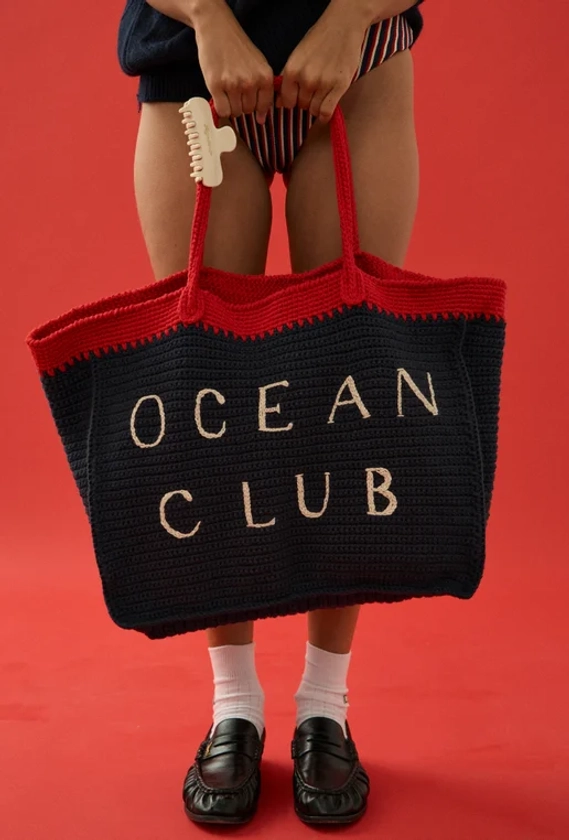 Ocean Club Tote in Blue | Maggie Marilyn