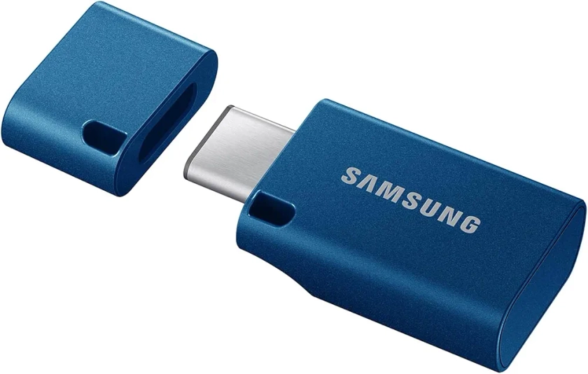 SAMSUNG Type-C™ USB Flash Drive, 512GB, Transfers 4GB Files in 11 Secs w/Up to 400MB/s 3.13 Read Speeds, Compatible w/USB 3.0/2.0, Waterproof, 2024, Blue, MUF-512DA/AM