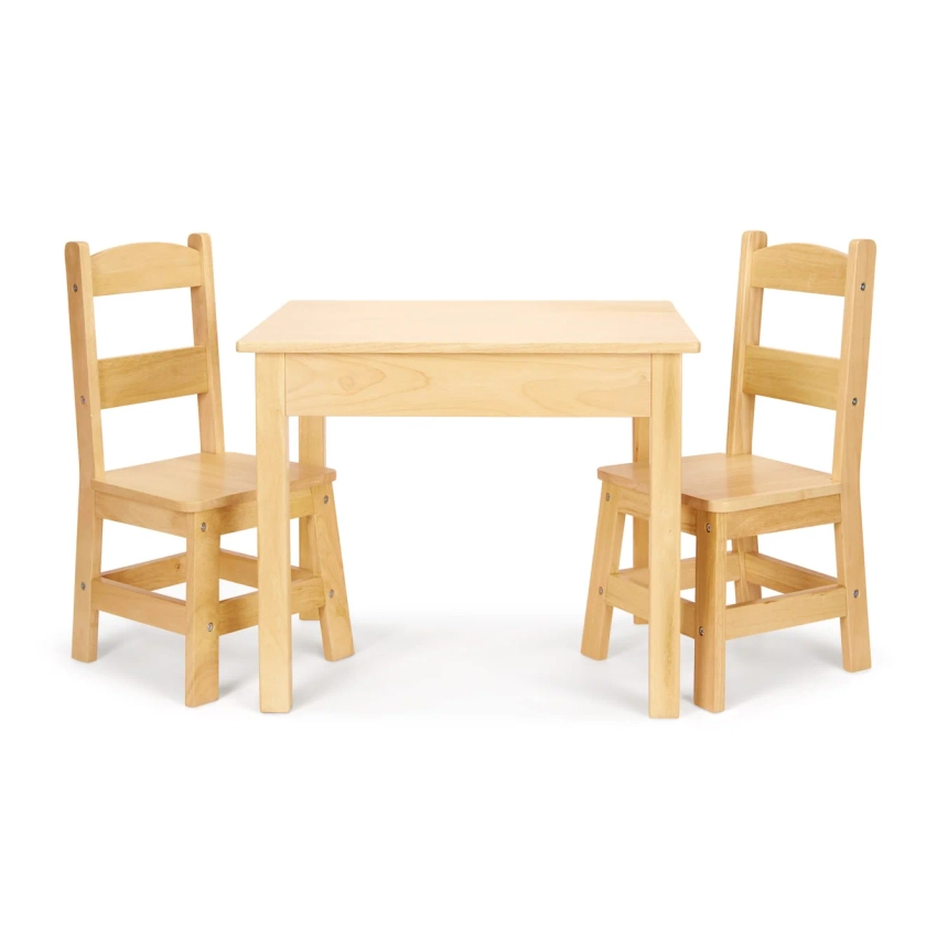 Toy Furniture Set | Toy Wooden Table & Chairs