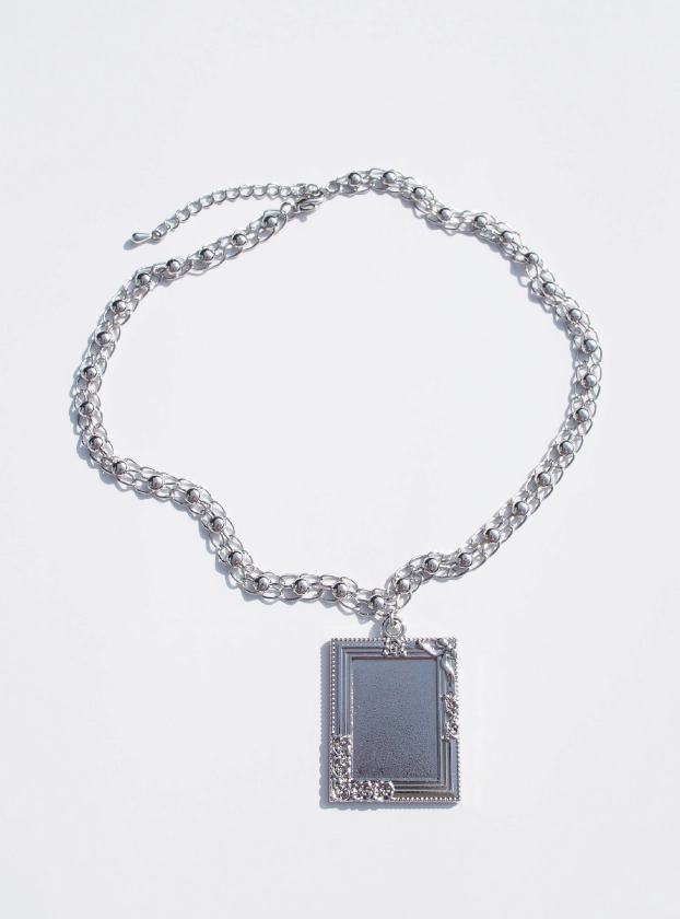 [YOUYOUNG] Seasonless 23 Inodore / love frame necklace