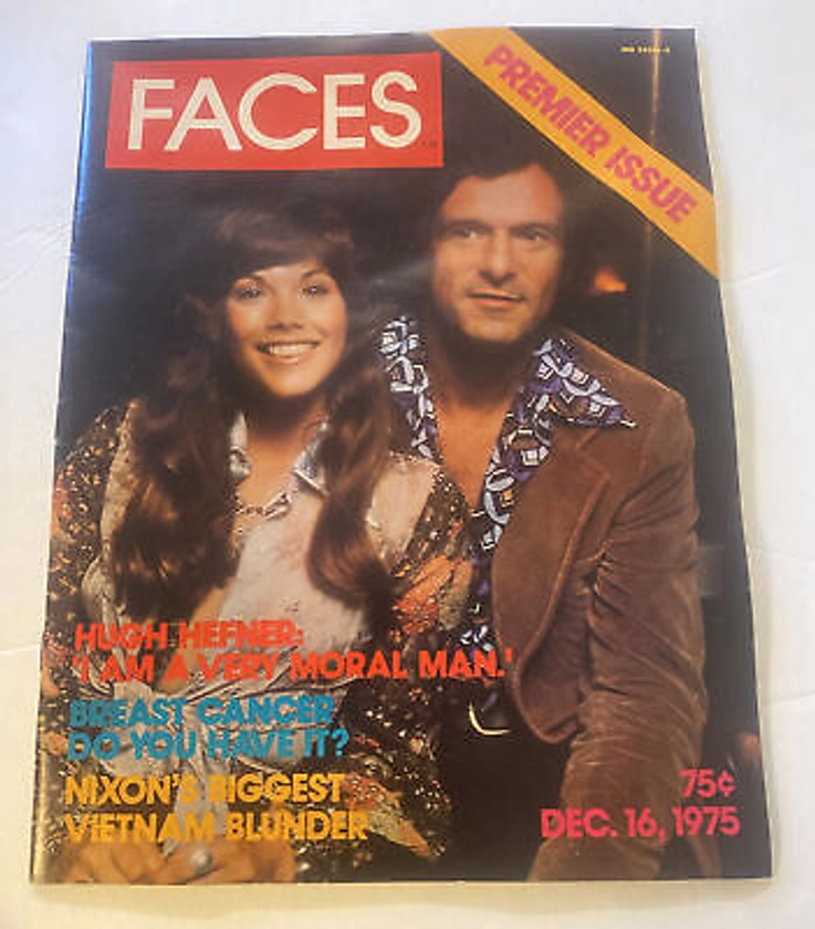 1975 Faces magazine number 1 issue Hugh Hefner and Barbi Benton Excellent cond. | eBay