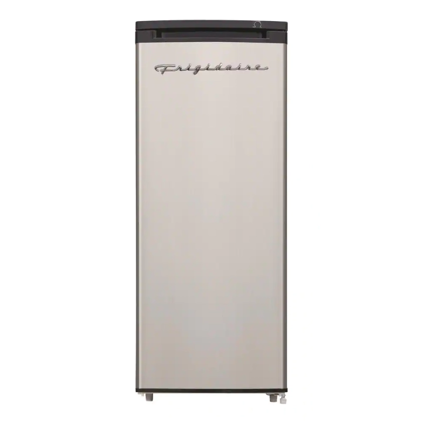 Frigidaire 6.5 cu. ft. Upright Freezer in VCM Stainless Steel Look EFRF694 - The Home Depot