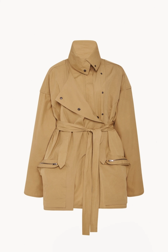 Pierrick Jacket Tan in Cotton – The Row