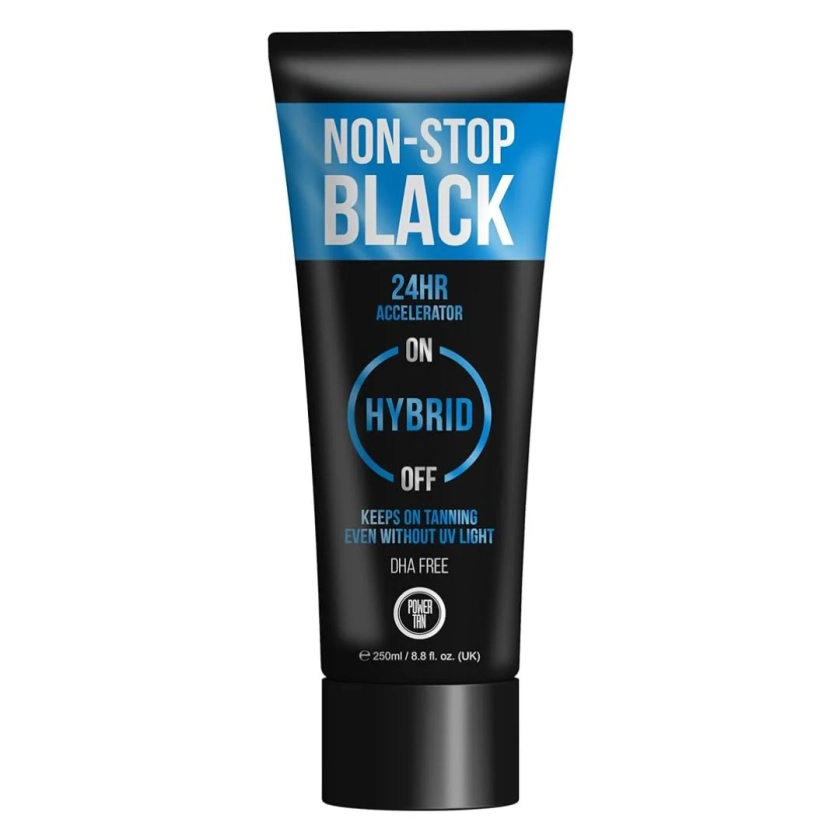 Power Tan Non Stop Black Hybrid Sunbed Tanning Accelerator