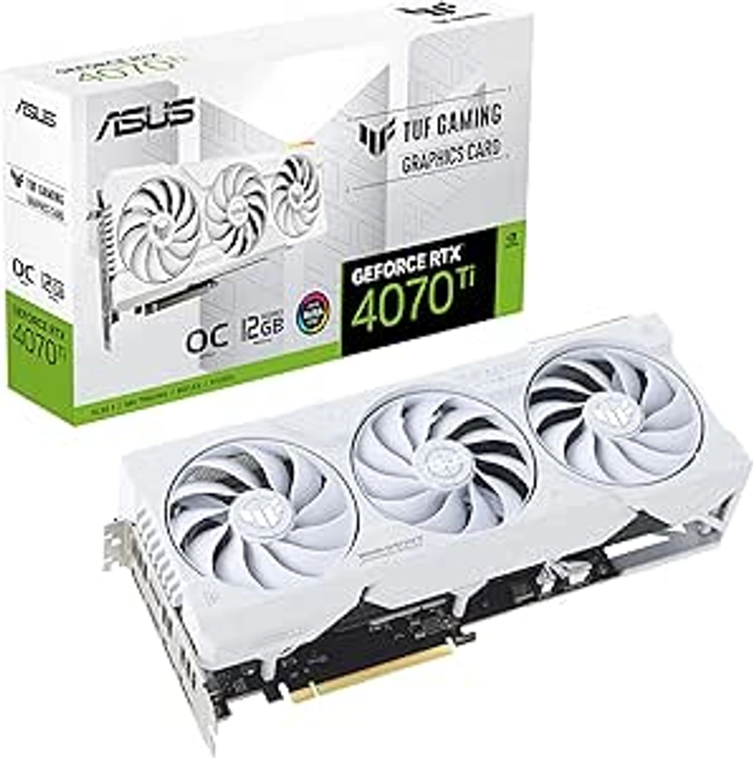 ASUS TUF Gaming NVIDIA GeForce RTX™ 4070 Ti OC White Edition Gaming Graphics Card (PCIe 4.0, 12GB GDDR6X, HDMI 2.1a, DisplayPort 1.4a) : Amazon.ca: Health & Personal Care