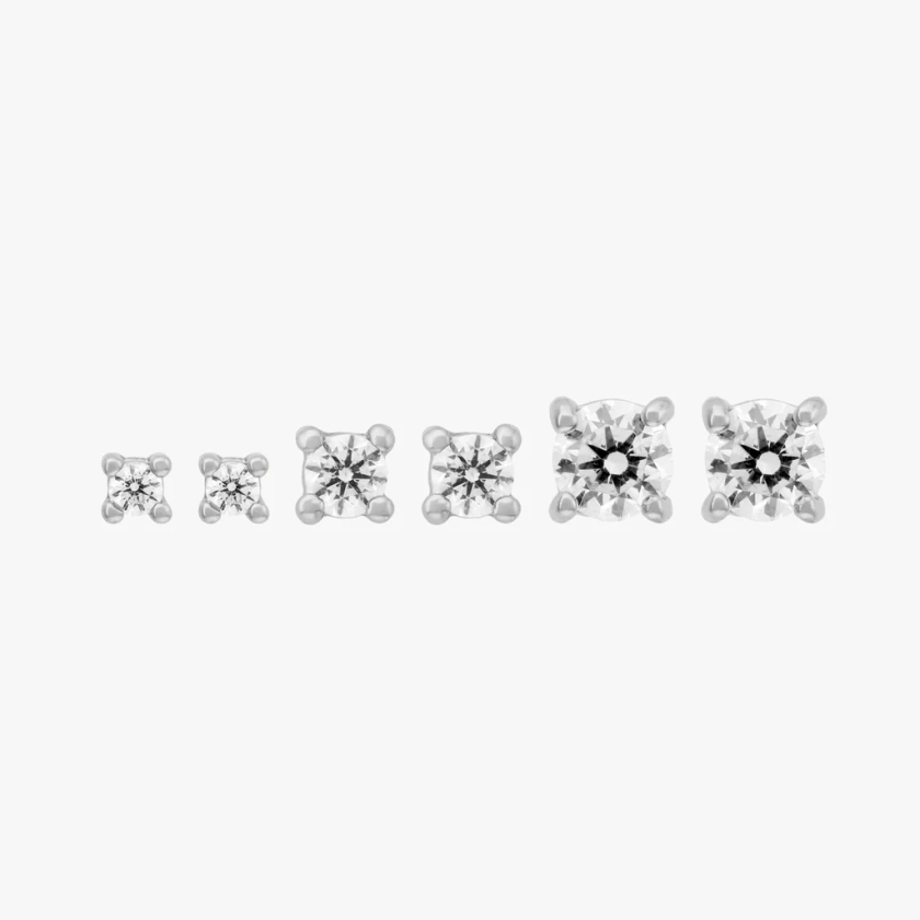 CZ Studs Set