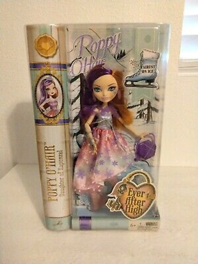 Ever After High Fairest on Ice Poppy O'Hair doll NRFB HTF | eBay