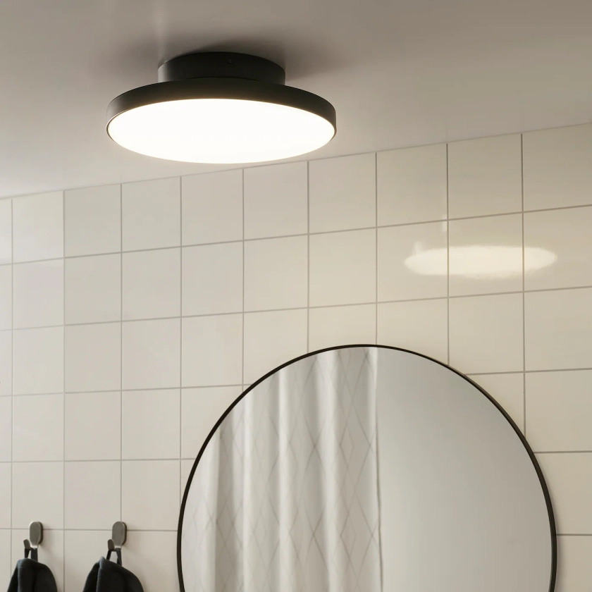 KABOMBA LED ceiling lamp - matte/black 36 cm (14 ")