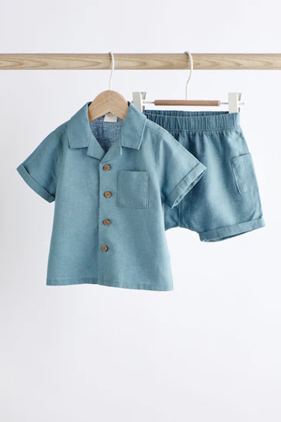 Buy Blue Top And Shorts Set (0mths-2yrs) from the Next UK online shop