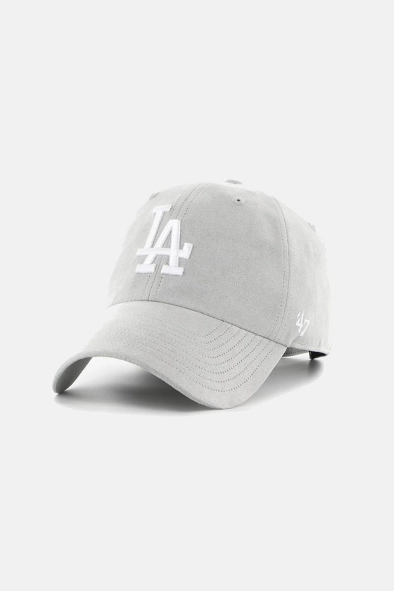 '47 Hats Los Angeles Dodgers Ultrasuede MVP Cap Grey | Stylerunner