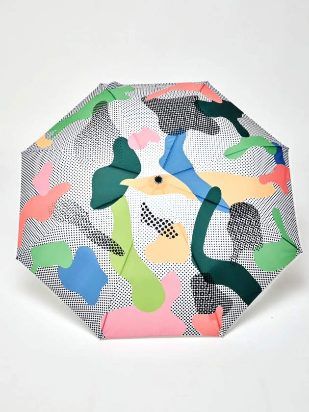 Dots Eco-Friendly Compact Duck Umbrella