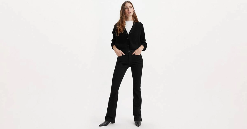 725™ High Rise Bootcut Jeans - Black | Levi's® GB