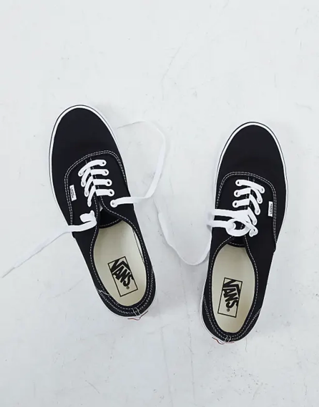 Vans Authentic trainers in black and white