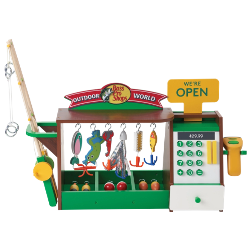 Bass Pro Shops Wooden Fishing Set for Kids 