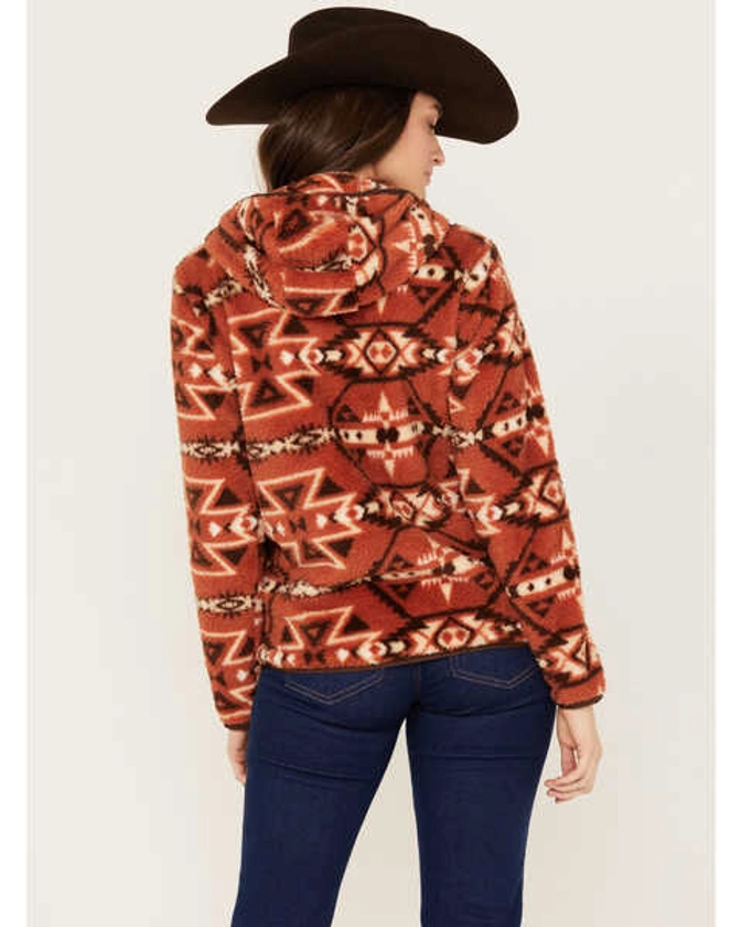 Product Name: Ariat Women's Southwestern Print Berber Hooded Pullover