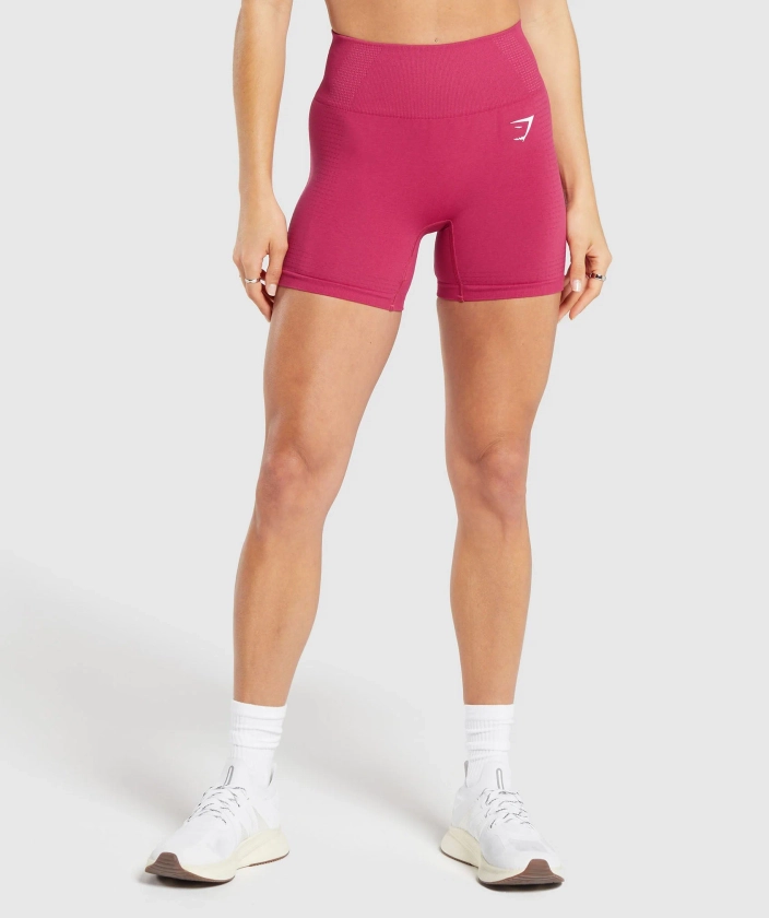 Gymshark Vital Seamless 2.0 Shorts - Vintage Pink/Marl