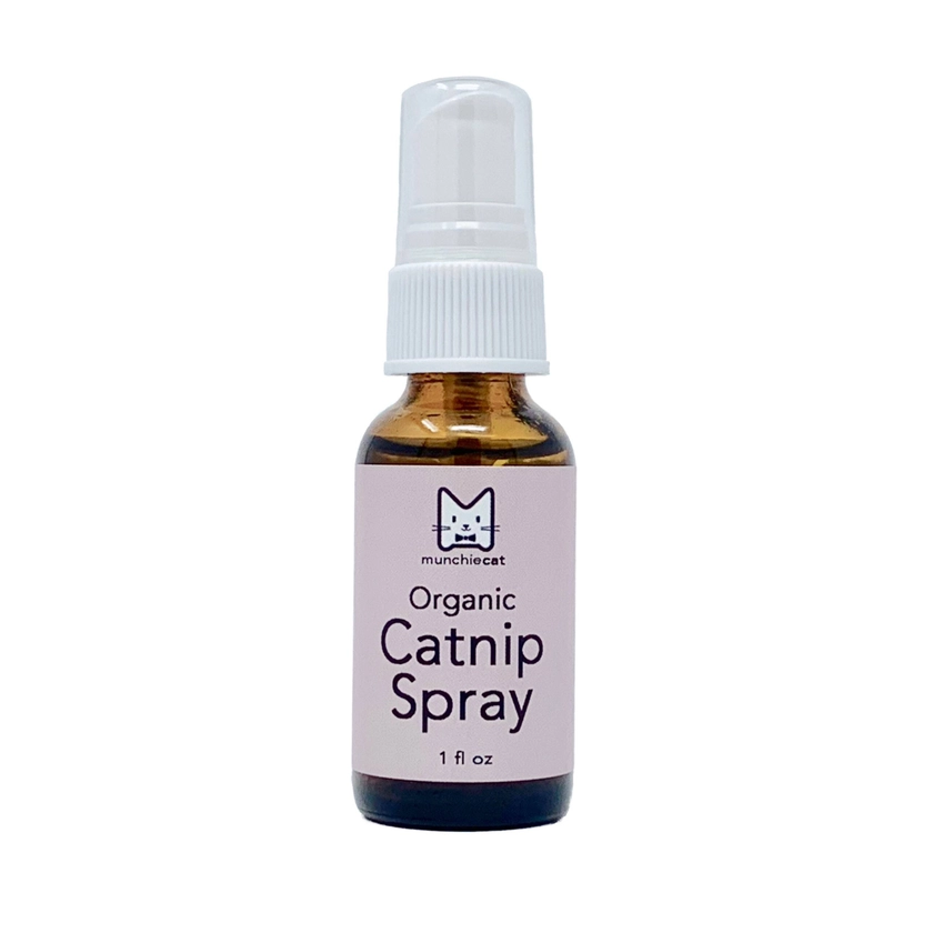 Munchiecat - Organic Catnip Spray, Potent Liquid Catnip - 1fl oz - Katzenworld Shop