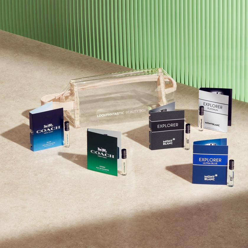 LOOKFANTASTIC Fragrance for Him Discovery Edit (Includes a fully redeemable digital £10 voucher) | LOOKFANTASTIC