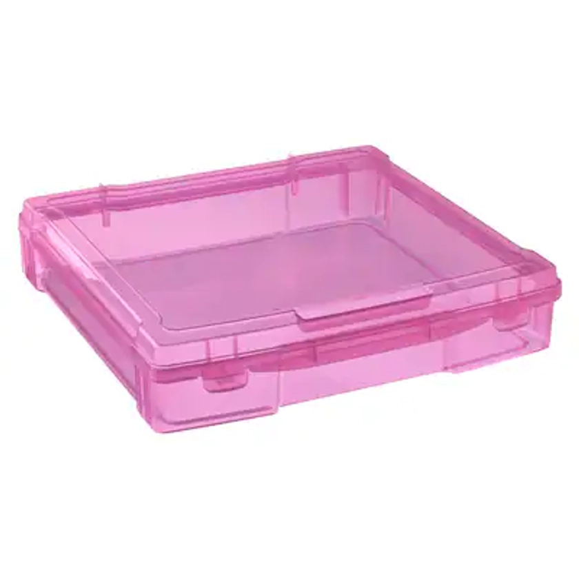 12" x 12" Pink Storage Case by Simply Tidy® | Michaels