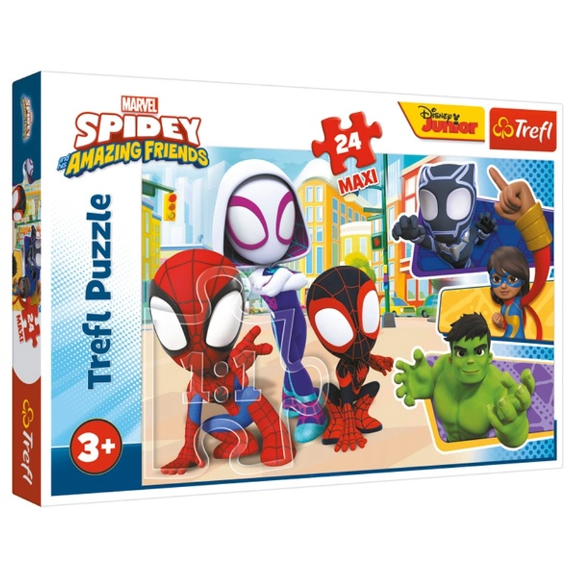 Marvel Spidey and his Amazing Friends 24 Maxi Jigsaw Puzzle | Smyths Toys UK