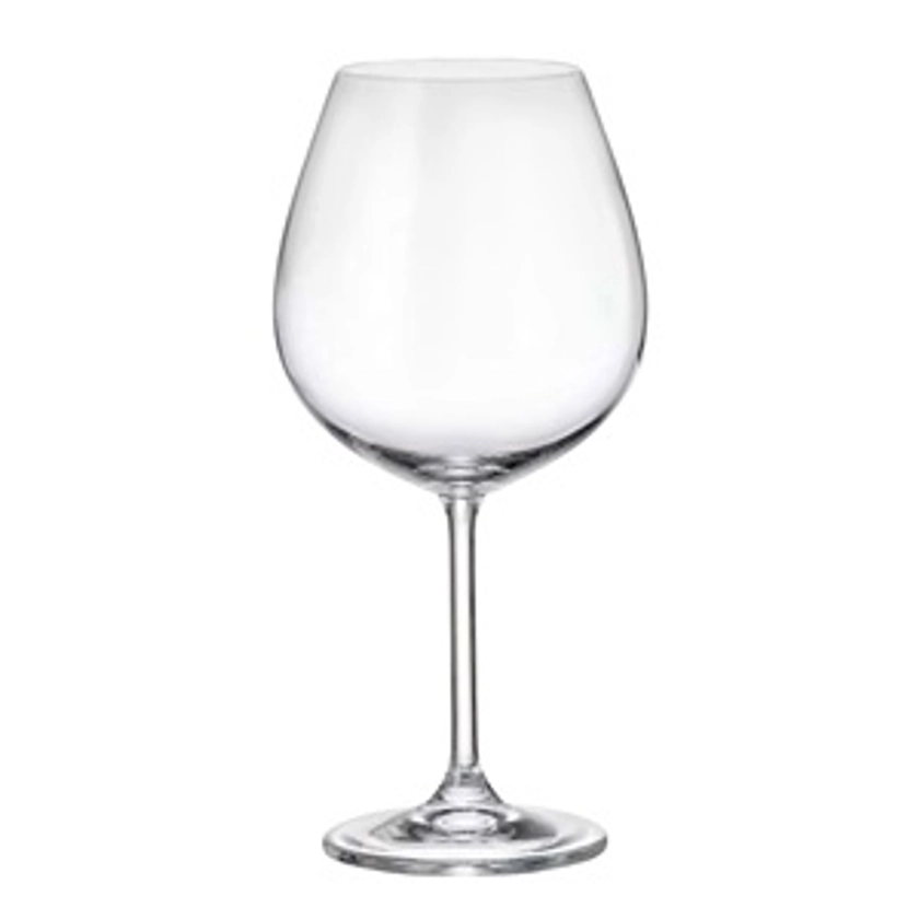 Ποτήρι Κόκκινου Κρασιού Κρυστάλλινο 'Bohemia' Κολωνάτο - 650ml