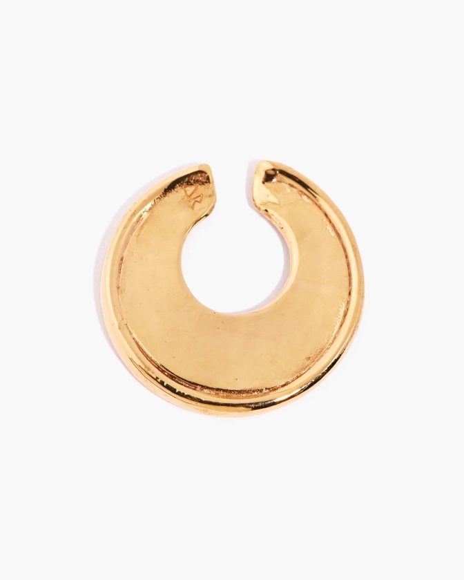 ECLIPSE gold-plated earcuff // 3 dimensions - Dea Rail