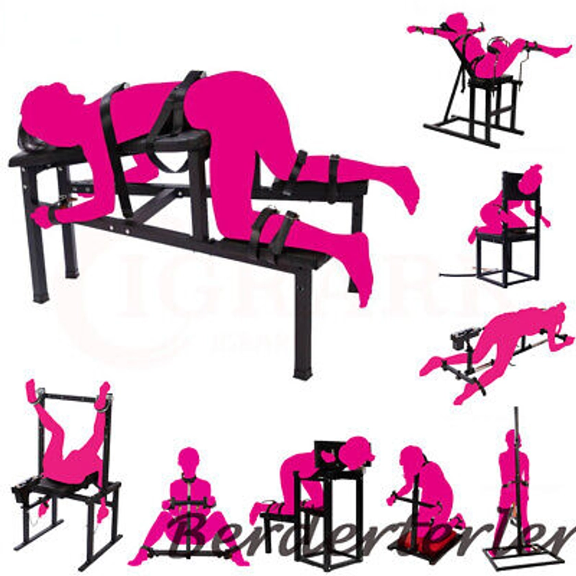 Equipment Slave Frame Tools Handcuffs Gear Sex Machine Chair Toys for Couples