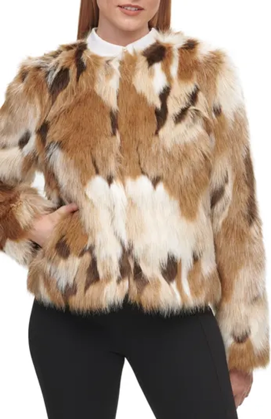Karl Lagerfeld Paris Faux Fur Shag Jacket | Nordstromrack