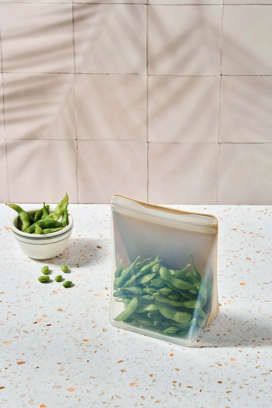 Silicone Reusable Stand-Up Food Storage Bag | W&P