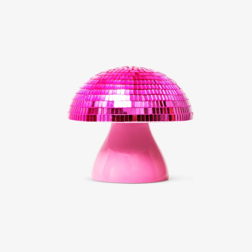 Mushroom shaped disco light effect lamp