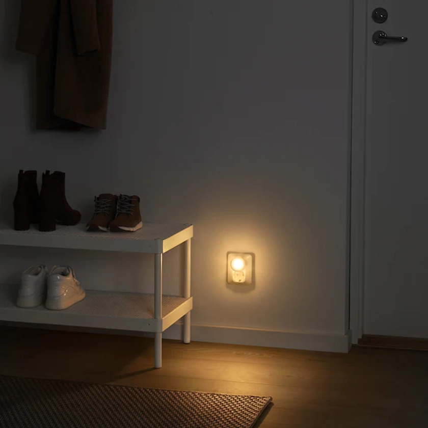 MÖRKRÄDD Veilleuse LED avec capteur, blanc - IKEA