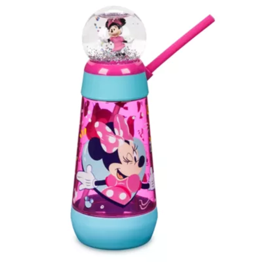 Minnie Mouse Snow Globe Tumbler with Straw For Kids | Disney Store