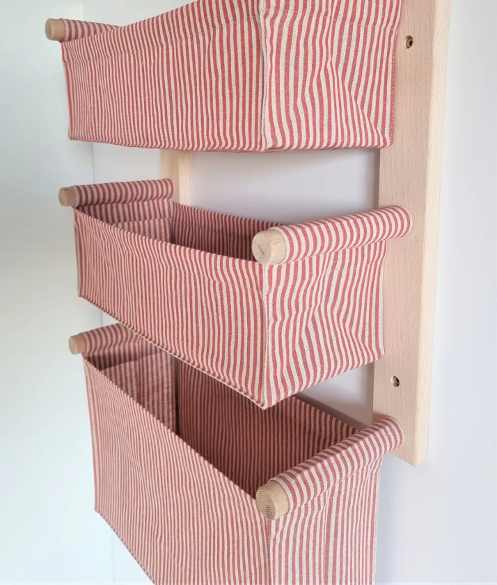 Wall Hanging Storage Basket/linen Organizer/playroom Toys Organizer/linen Pocket/book Shelf/hanging Storage/bathroom Shelf/diapers Organizer - Etsy Australia