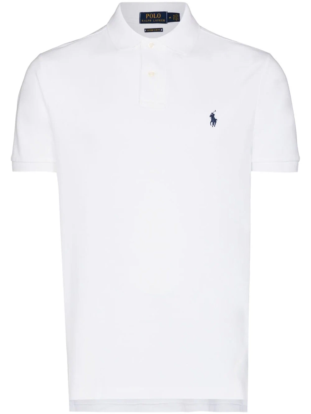 Polo Ralph Lauren logo-embroidered Polo Shirt | White | FARFETCH UK