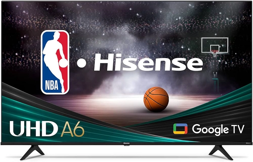 Hisense 70-Inch Class A6 Series 4K UHD Smart Google TV with Alexa Compatibility, Dolby Vision HDR, DTS Virtual X, Sports & Game Modes, Voice Remote, Chromecast Built-in (70A6H)