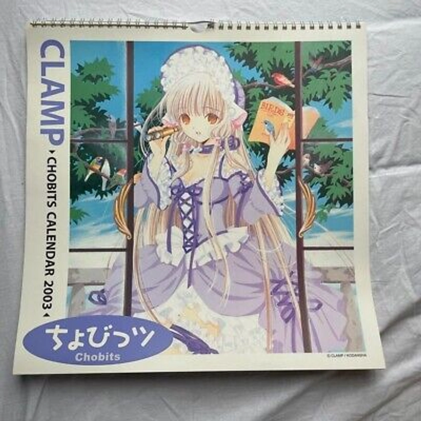 Chobits Goods Clamp 2003 Calendar Anime Character Goods Used JPN | eBay