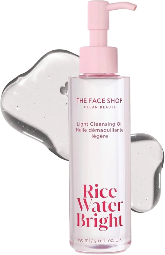 Amazon.co.jp: THEFACESHOP Official Rice Water Bright Rich Cleansing Oil 5.1 fl oz (150 ml), Rice Water Bright Rich Cleansing Oil 5.1 fl oz (150 ml) : Beauty