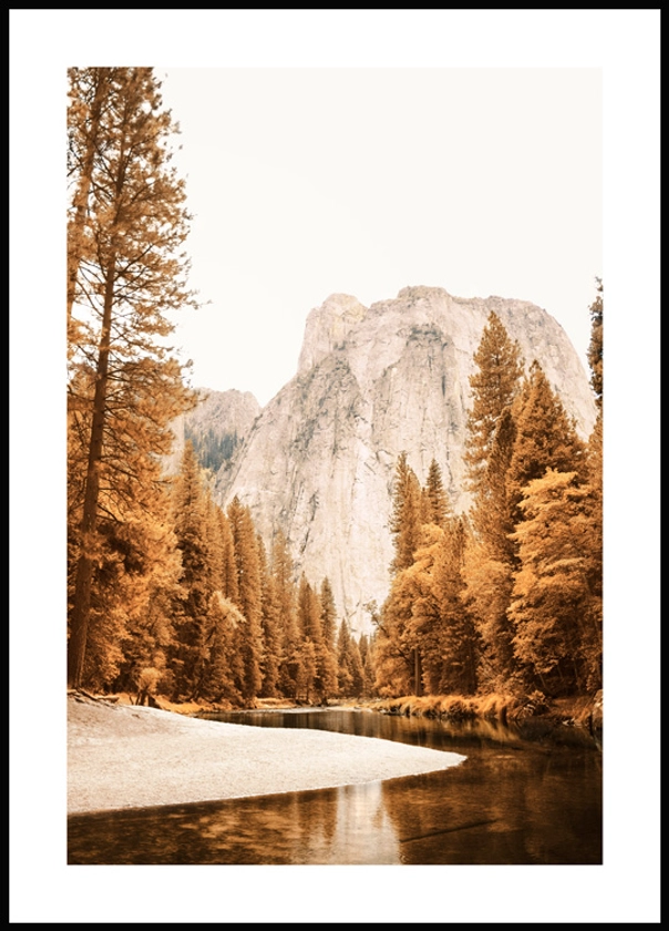 Yosemite Coloré Poster