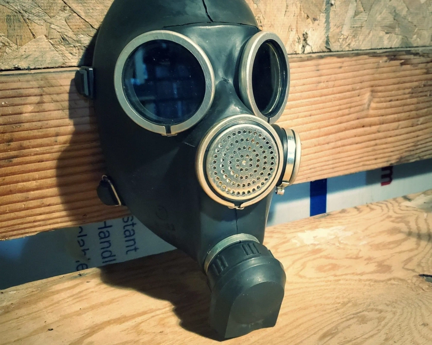 Soviet Gas Mask, Vintage Russian Gas Mask, GP-7 - Oddities For Sale has unique