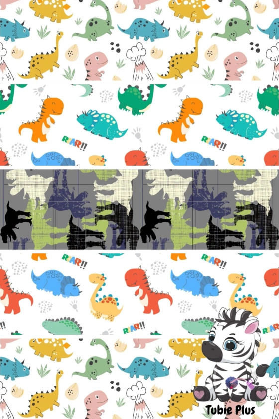 Dinosaur Mix Print Strip | Small