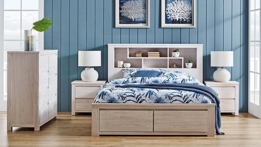 Palm Beach 4-Piece Bedroom Storage Suite | Harvey Norman