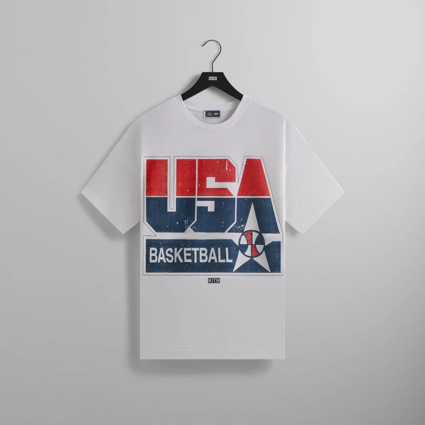 Kith for USA Basketball Champions Vintage Tee - White PH