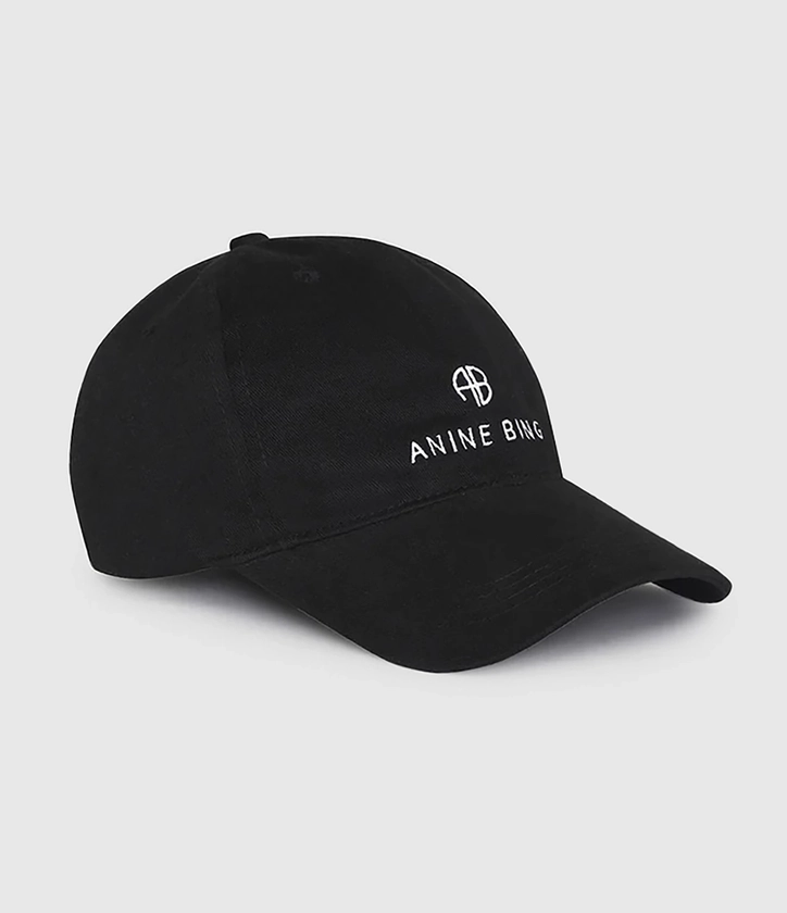 ANINE BING - Casquette Jeremy Coton Noir