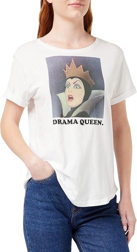 Disney Blanche Neige T-Shirt, Blanc (Blanc Blanc), 36 Femme : Amazon.fr: Mode