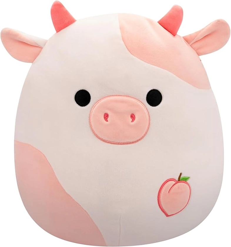 Squishmallows Original 14-Inch Lilaz Peach Cow - Official Jazwares Plush (Large)