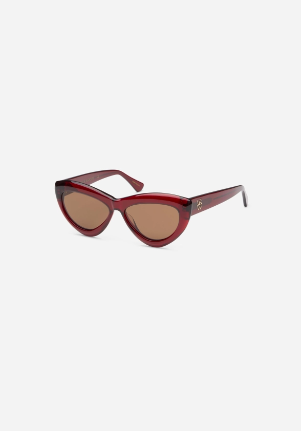 Collingwood Sunglasses IN DARK CHERRY | SUNGLASSES | VIKTORIA & WOODS - Viktoria & Woods