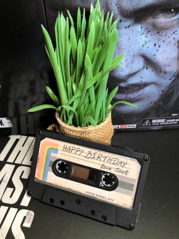 The Last of Us Birthday Cassette Tape, Ellie's Apollo 11 Launch "Happy Birthday, Love Joel" working audio tape, TLOU cosplay cassette Gift