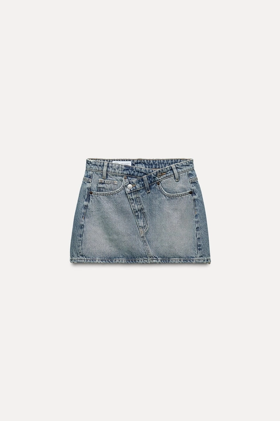 FALDA MINI DENIM TRF