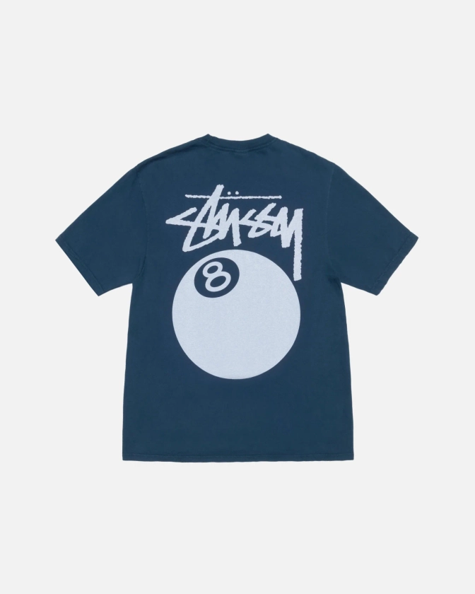 8 Ball Tee Pigment Dyed in navy – Stüssy UK